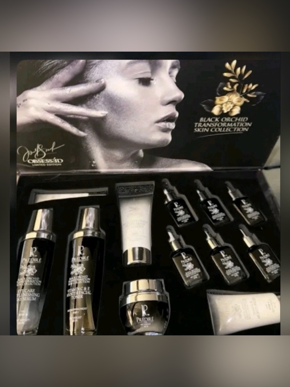 NEW Predire Paris Black Orchid Skincare 12-Piece Luxury Set MSRP $9900